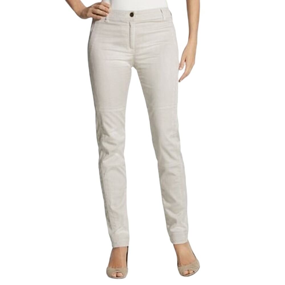 Chico’s Brooke Utility Slim Railroad Stripe Pants, Size .5 — fit like MEDIUM